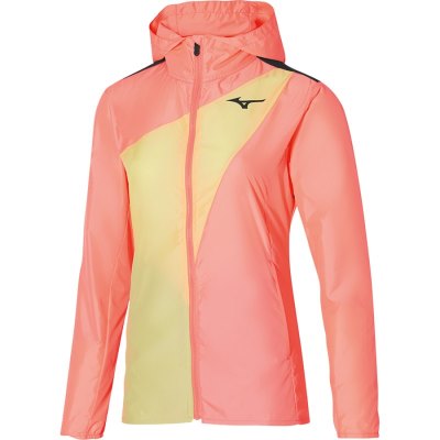Cazadoras Mizuno Release Hooded Mujer - Coral / Amarillos - Chile M396IXOETM